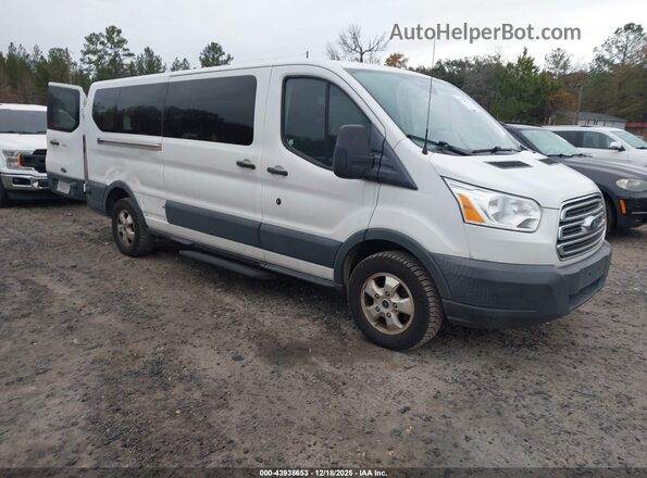 1FBZX2YM1JKA97225 2018 FORD TRANSIT-350 Белый Передняя правая четверть