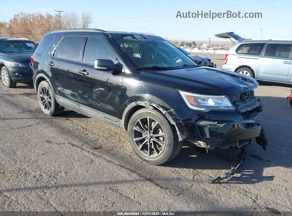 1FM5K7D88JGC00587 2018 FORD FORD EXPLORER Черный Передняя правая четверть