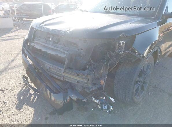 1FM5K7D88JGC00587 2018 FORD FORD EXPLORER Черный Вид спереди