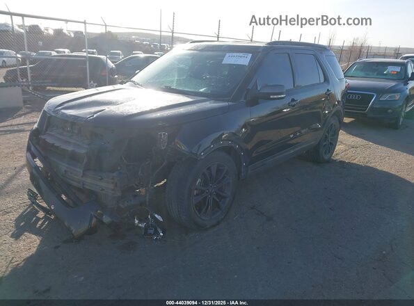 1FM5K7D88JGC00587 2018 FORD FORD EXPLORER Черный Передняя левая четверть