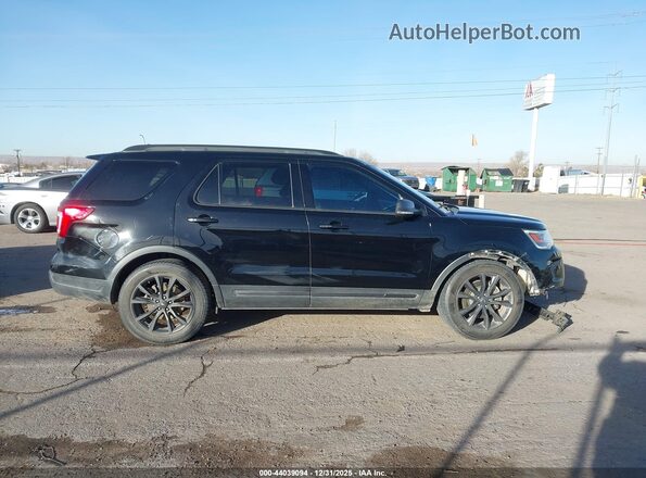 1FM5K7D88JGC00587 2018 FORD FORD EXPLORER Черный Вид задней части салона