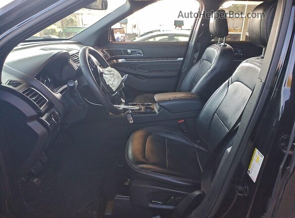 1FM5K7FH8JGC21890 2018 FORD FORD EXPLORER Черный Вид салона спереди