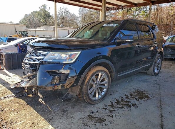 1FM5K7FH8JGC21890 2018 FORD FORD EXPLORER Черный Передняя левая четверть