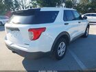2020 Ford Police Interceptor Utility   White vin: 1FM5K8AB2LGA72288