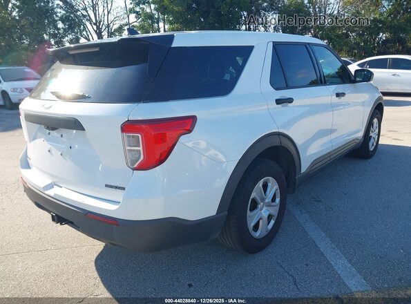 1FM5K8AB2LGA72288 2020 FORD POLICE INTERCEPTOR White Rear right