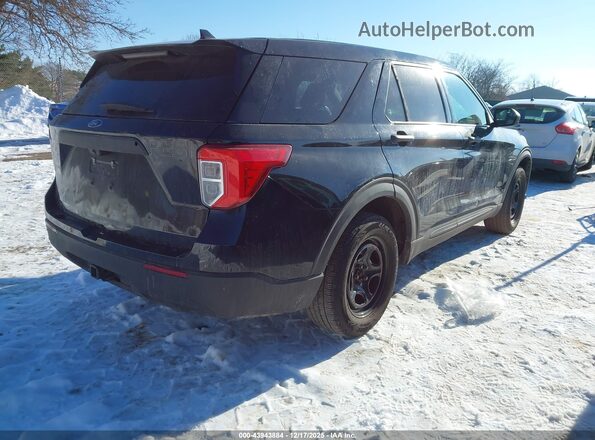 1FM5K8AB2LGC93759 2020 FORD POLICE INTERCEPTOR Черный Задняя правая четверть