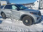 2022 Ford Police Interceptor Utility   Gray vin: 1FM5K8AB2NGA00090
