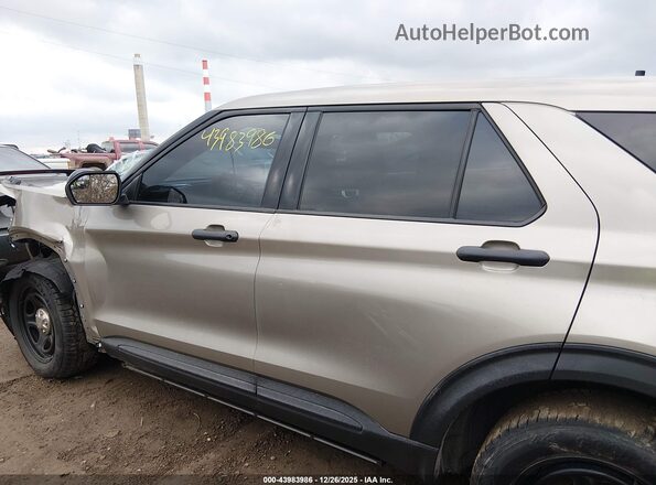 1FM5K8AB2NGB33285 2022 FORD POLICE INTERCEPTOR Желто-коричневый Панорамный вид салона 360°