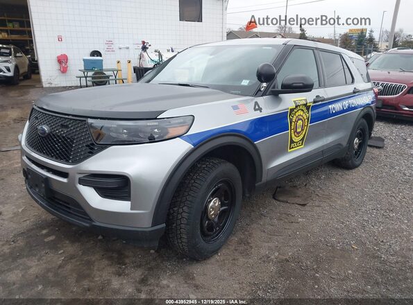1FM5K8AB2RGA31197 2024 FORD POLICE INTERCEPTOR Silver Vista tres cuartos delantera izquierda