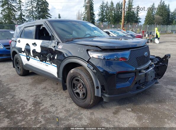 1FM5K8AB3LGA97975 2020 FORD POLICE INTERCEPTOR Черный Передняя правая четверть