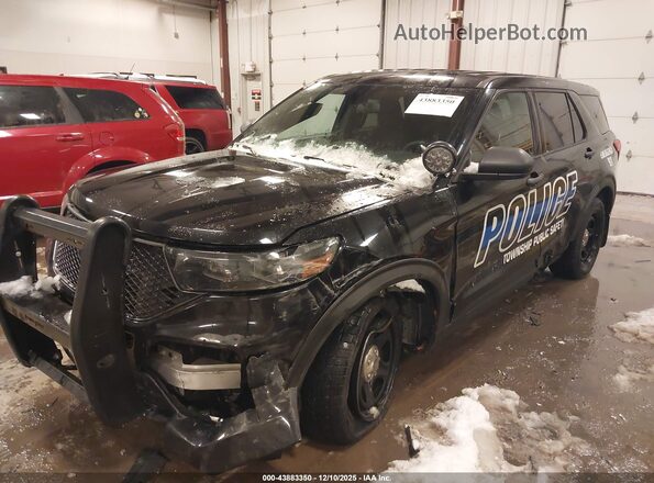 1FM5K8AB4LGD00436 2020 FORD POLICE INTERCEPTOR Черный Передняя левая четверть