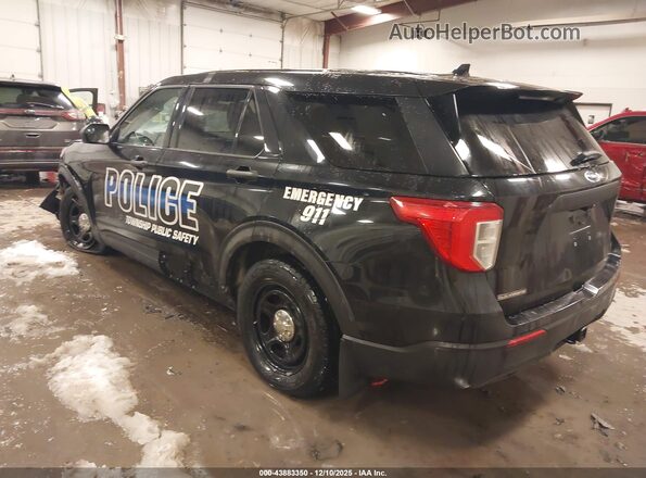 1FM5K8AB4LGD00436 2020 FORD POLICE INTERCEPTOR Черный Задняя левая четверть