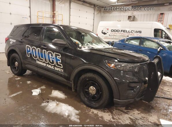 1FM5K8AB4LGD00436 2020 FORD POLICE INTERCEPTOR Черный Передняя правая четверть