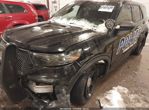 1FM5K8AB4LGD00436 2020 FORD POLICE INTERCEPTOR Черный Вид спереди