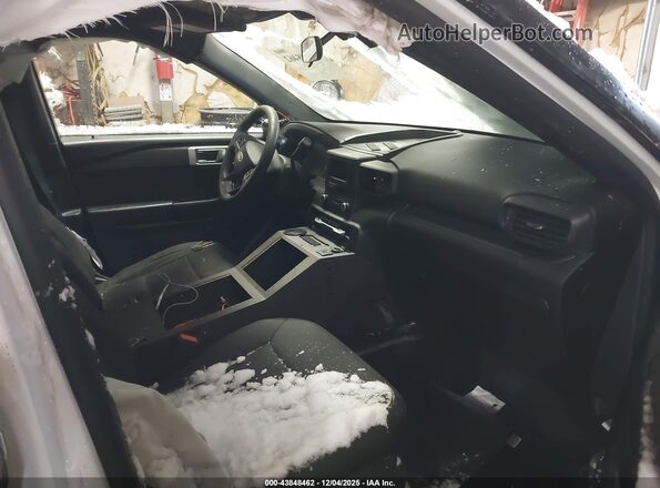 1FM5K8AB7LGA83609 2020 FORD POLICE INTERCEPTOR Белый Вид салона спереди