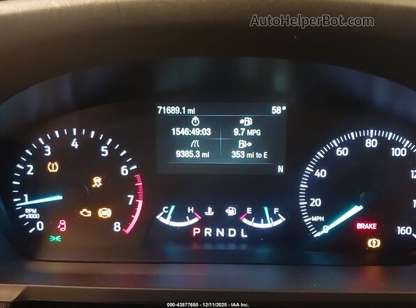 1FM5K8AB7LGC35338 2020 FORD POLICE INTERCEPTOR Черный Вид задних сидений