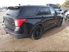 2022 Ford Police Interceptor Utility   Black vin: 1FM5K8AB7NGA42285