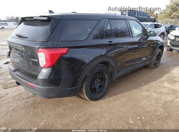 1FM5K8AB7NGA42285 2022 FORD POLICE INTERCEPTOR Black Trasero derecho