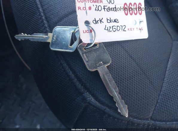 1FM5K8AB8LGA41904 2020 FORD POLICE INTERCEPTOR Blue Vista del salpicadero