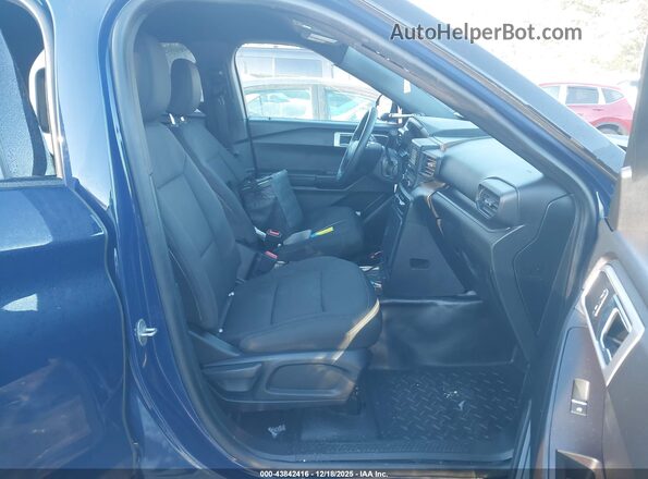1FM5K8AB8LGA41904 2020 FORD POLICE INTERCEPTOR Blue Vista interior delantera