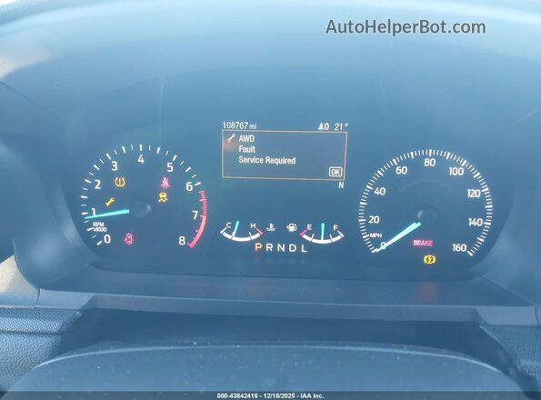 1FM5K8AB8LGA41904 2020 FORD POLICE INTERCEPTOR Blue Vista de los asientos traseros