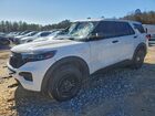 2022 Ford Explorer Police Interceptor White vin: 1FM5K8AB9NGA54681