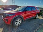 2020 Ford Explorer Police Interceptor Red vin: 1FM5K8ACXLGA18651