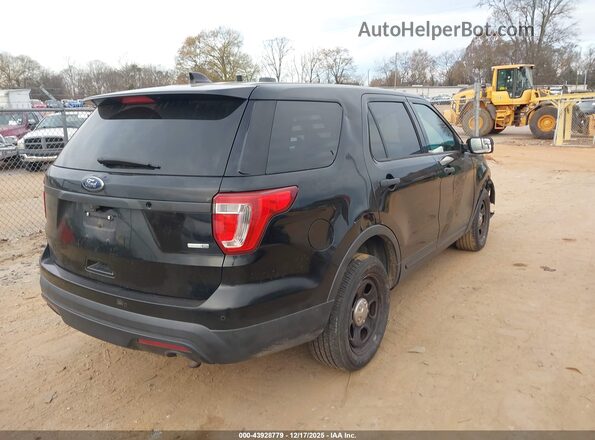 1FM5K8AR0HGC66919 2017 FORD UTILITY POLICE INTERCEPTOR Black Tył prawy