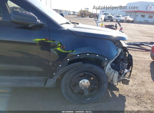 1FM5K8AR1GGA28124 2016 FORD UTILITY POLICE INTERCEPTOR Black Դիմացի տեսք