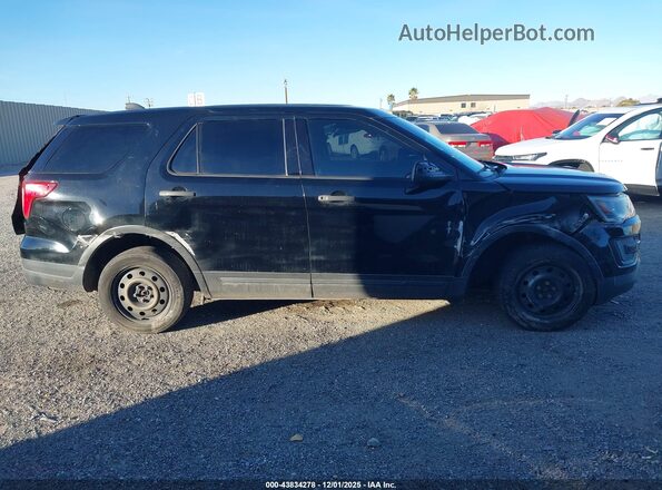 1FM5K8AR2JGA32223 2018 FORD POLICE INTERCEPTOR Black უკანა სალონის ხედი