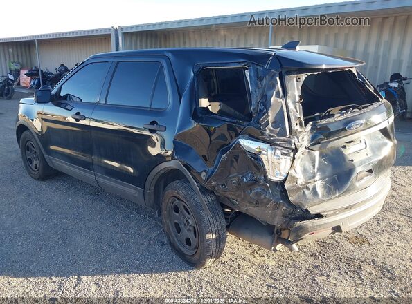 1FM5K8AR2JGA32223 2018 FORD POLICE INTERCEPTOR Black უკანა მარცხენა