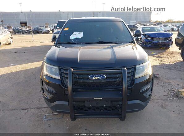 1FM5K8AR4HGD06256 2017 FORD UTILITY POLICE INTERCEPTOR Черный Вид щитка приборов