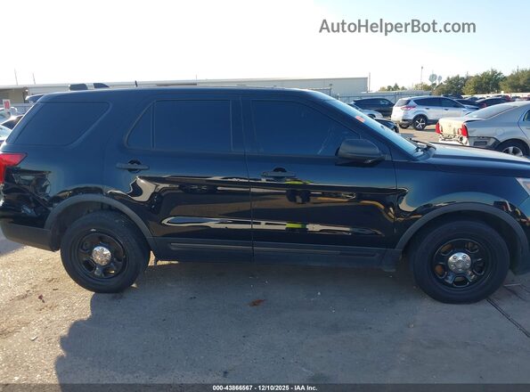 1FM5K8AR4HGD06256 2017 FORD UTILITY POLICE INTERCEPTOR Черный Вид задней части салона