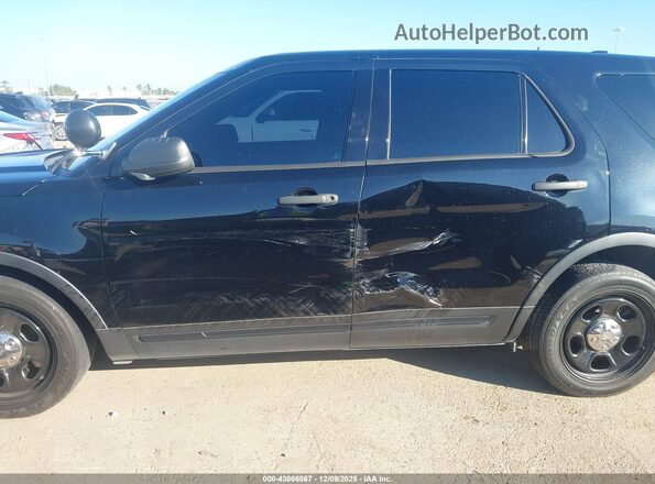 1FM5K8AR4HGD06256 2017 FORD UTILITY POLICE INTERCEPTOR Черный Вид спереди
