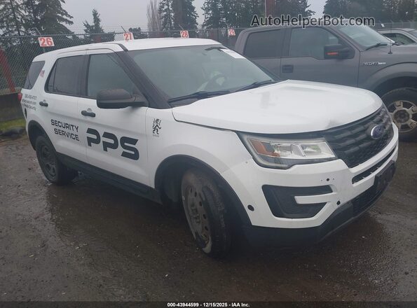 1FM5K8AR5GGA47243 2016 FORD UTILITY POLICE INTERCEPTOR White Առջևի աջ