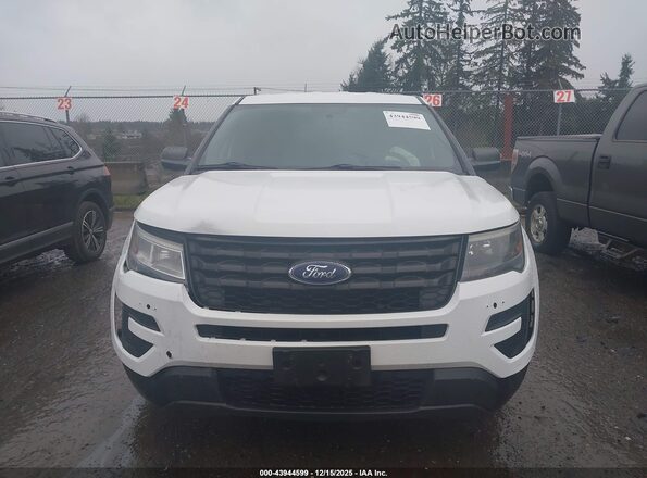 1FM5K8AR5GGA47243 2016 FORD UTILITY POLICE INTERCEPTOR White Սարքավորումների վահանակի տեսք