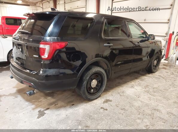 1FM5K8AR5HGA79014 2017 FORD UTILITY POLICE INTERCEPTOR Black Rear right