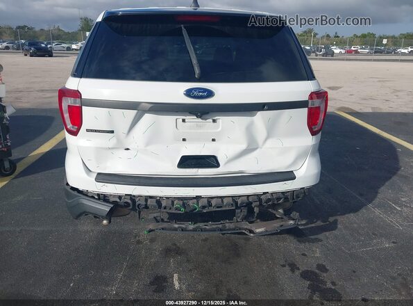 1FM5K8AR5JGA37612 2018 FORD EXPLORER Белый Вид спереди