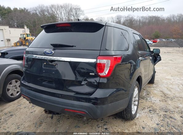 1FM5K8AR7GGA72399 2016 FORD UTILITY POLICE INTERCEPTOR Black Tył prawy