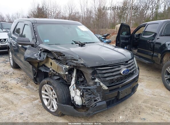 1FM5K8AR7GGA72399 2016 FORD UTILITY POLICE INTERCEPTOR Black Przód prawy