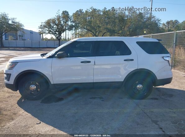 1FM5K8AR7GGC91606 2016 FORD UTILITY POLICE INTERCEPTOR Белый Панорамный вид салона 360°