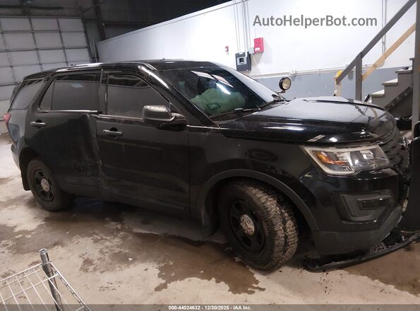1FM5K8AR9GGA77863 2016 FORD UTILITY POLICE INTERCEPTOR Черный Вид задней части салона