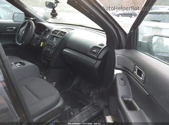 1FM5K8ARXJGC42889 2018 FORD POLICE INTERCEPTOR Black Вид салону спереду