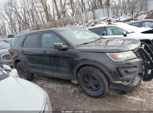 1FM5K8ARXJGC42889 2018 FORD POLICE INTERCEPTOR Black Вид задньої частини салону