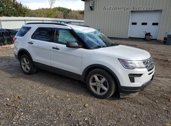 1FM5K8B85KGA14922 2019 FORD FORD EXPLORER Белый Передняя правая четверть