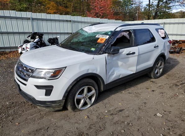 1FM5K8B85KGA14922 2019 FORD FORD EXPLORER Белый Передняя левая четверть