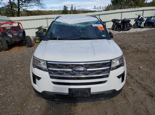 1FM5K8B85KGA14922 2019 FORD FORD EXPLORER Белый Вид спереди