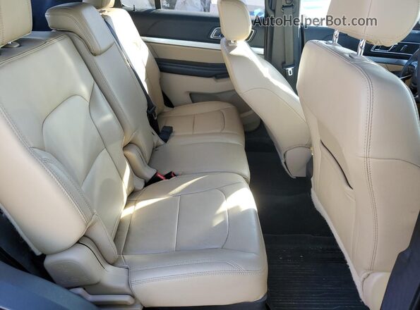 1FM5K8D85HGC05486 2017 FORD FORD EXPLORER Burgundy Rear interior view