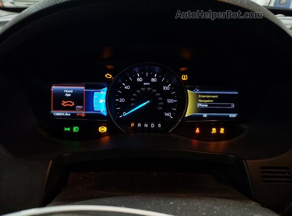 1FM5K8D8XGGC04770 2016 FORD FORD EXPLORER Белый Вид щитка приборов