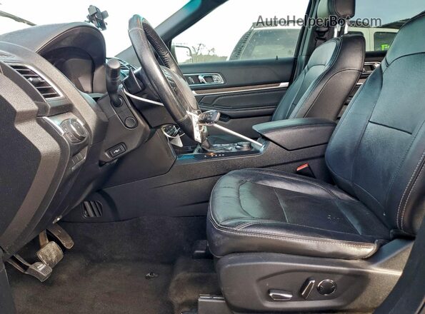 1FM5K8F80GGC15418 2016 FORD FORD EXPLORER Gray Vista interior delantera